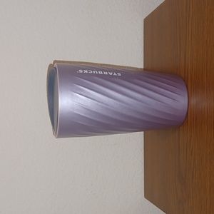 New Starbucks Lavender Swirl Ceramic  Travel Mug Tumbler
